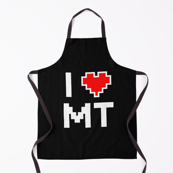 Item preview, I Love Montana - Pixel heart for Montanan gamer designed and sold by abowersock.