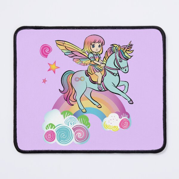Item preview, Beautiful unicorn accompanied with her fairy  designed and sold by Lubellebubble20.