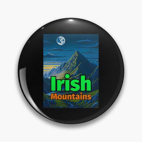 Artikelvorschau, Irischer Gebirgspastellmalerei-Mond entworfen und verkauft von IrishPOD.