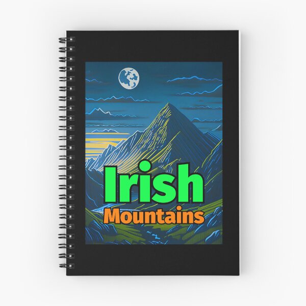 Item preview, Irish Mountains Pastel Painting Moon designed and sold by IrishPOD.