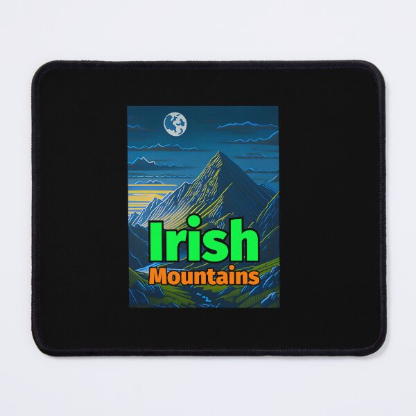 Item preview, Irish Mountains Pastel Painting Moon designed and sold by IrishPOD.