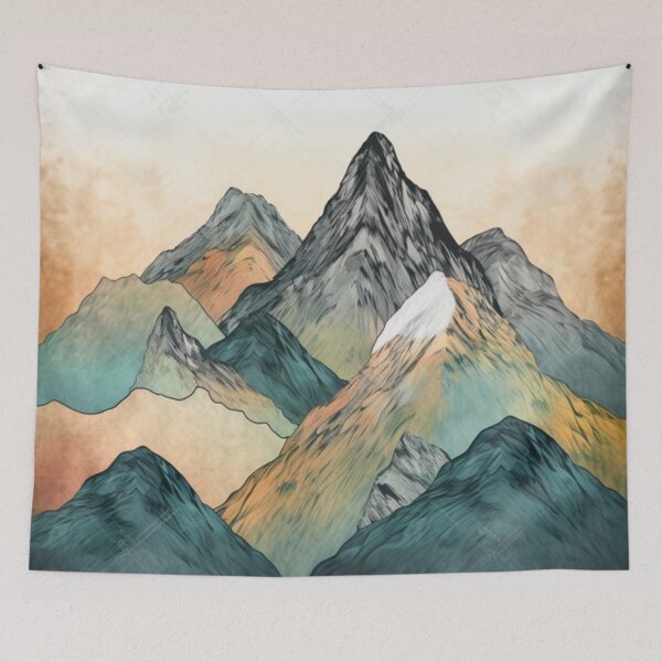 Item preview, "Serene mountainscape with natural beauty" designed and sold by ChromaChameleon.
