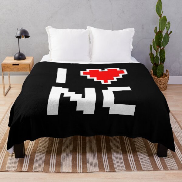 Item preview, I Love North Carolina - Pixel heart for Minnesotan gamer designed and sold by abowersock.