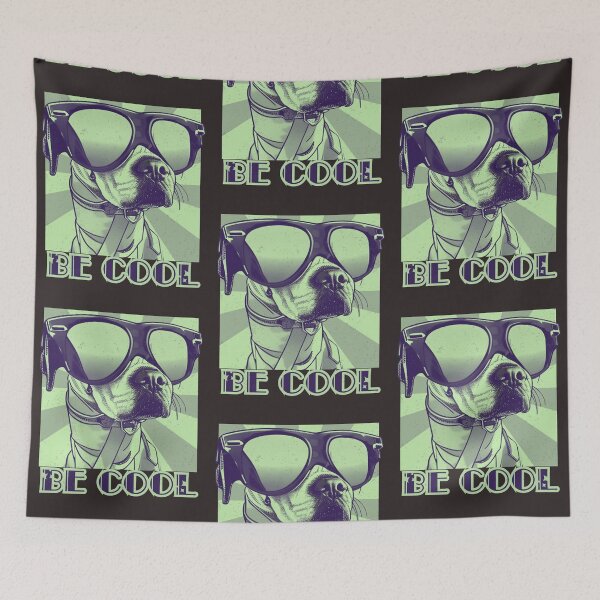 Item preview, Cool dog in sunglasses - Retro style / Good vibes designed and sold by All-About-Life.