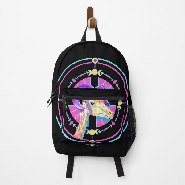 Item preview, Neon Occult Horned Giraffe designed and sold by Joanne Neubauer.