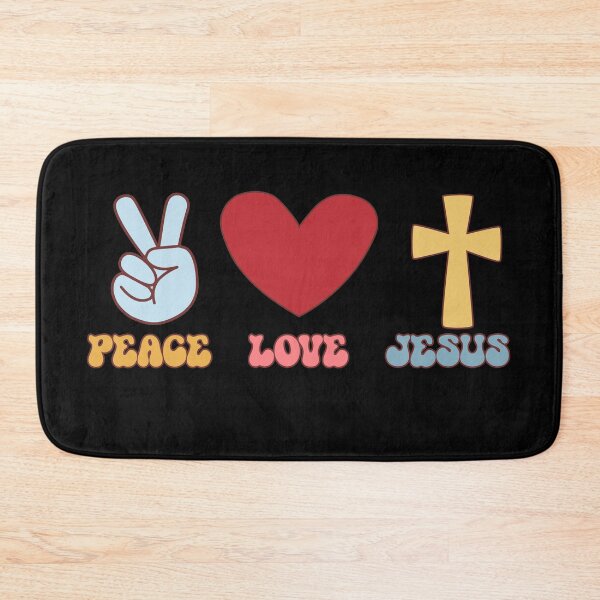 Item preview, Groovy Peace Love Jesus Christian 70's Hippie designed and sold by OliviaGbyKyro.