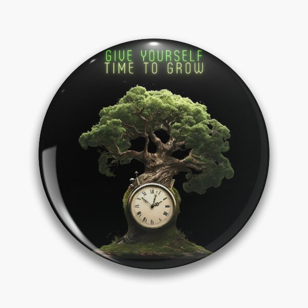 Item preview, Give Yourself Time To Grow Inspirational Quote designed and sold by michallaga.