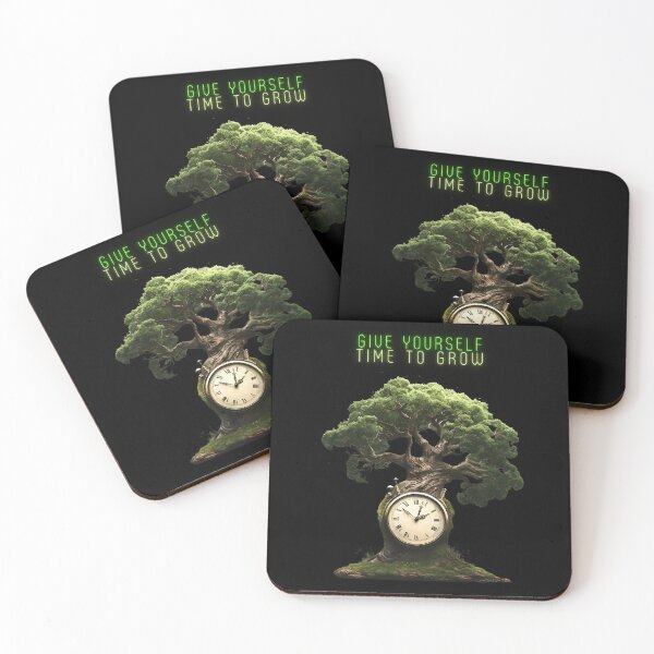 Item preview, Give Yourself Time To Grow Inspirational Quote designed and sold by michallaga.