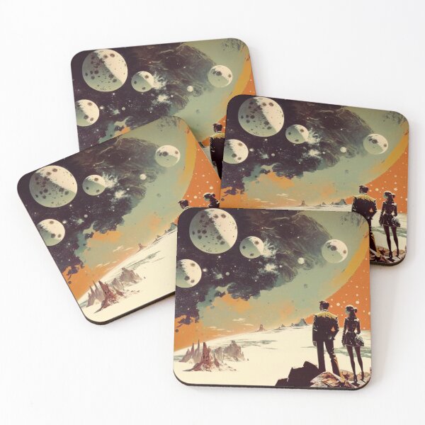 Item preview, Edge of the World, Surrealist Space Vintage designed and sold by Synthetic-Dream.