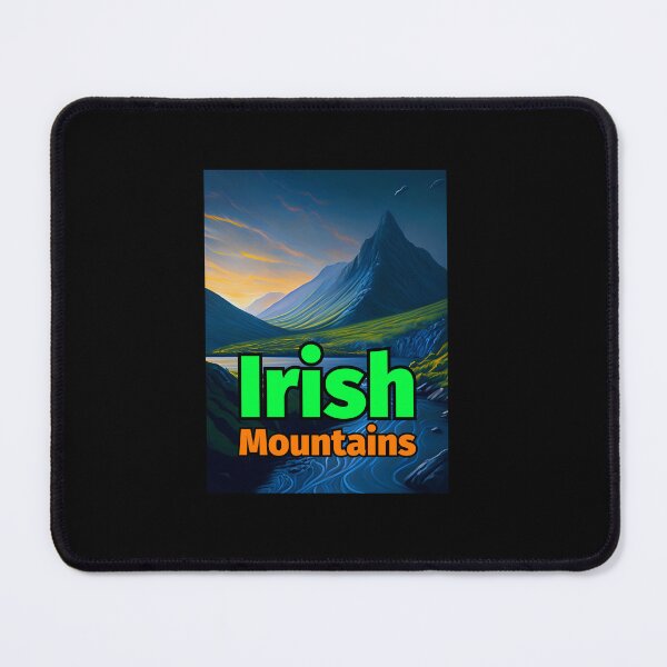 Item preview, Irish Mountains Pastel Painting River designed and sold by IrishPOD.