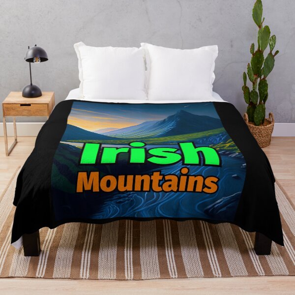 Item preview, Irish Mountains Pastel Painting River designed and sold by IrishPOD.