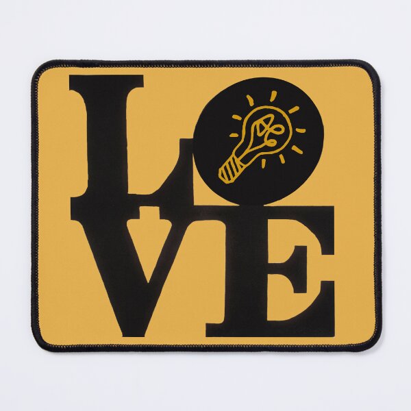 Item preview, Logotipo de la bombilla de prensa de corriente alterna LOVE designed and sold by Alternating Current Press.