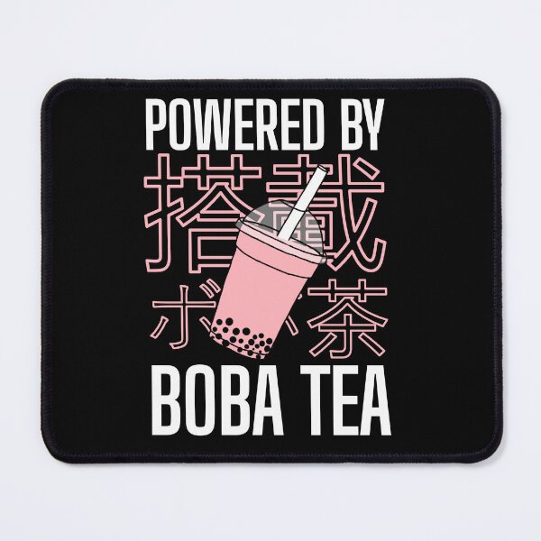 Item preview, Powered By Bubble Tea designed and sold by PingyFlower.
