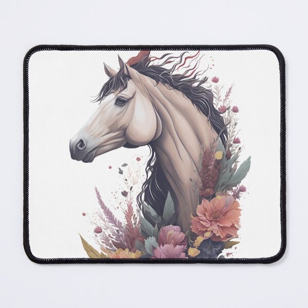 Item preview, Caballo con flores designed and sold by monkycl.