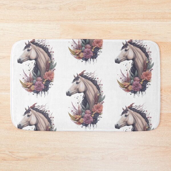 Item preview, Caballo con flores designed and sold by monkycl.