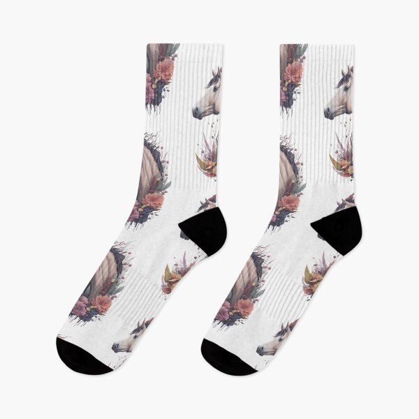 Item preview, Caballo con flores designed and sold by monkycl.