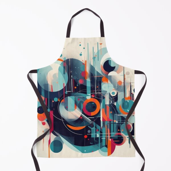 Item preview, Abstract Bauhaus Art Painting 01 L designed and sold by Pointit.