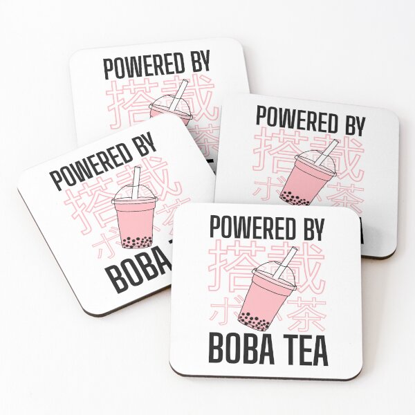 Item preview, Powered By Bubble Tea   designed and sold by PingyFlower.