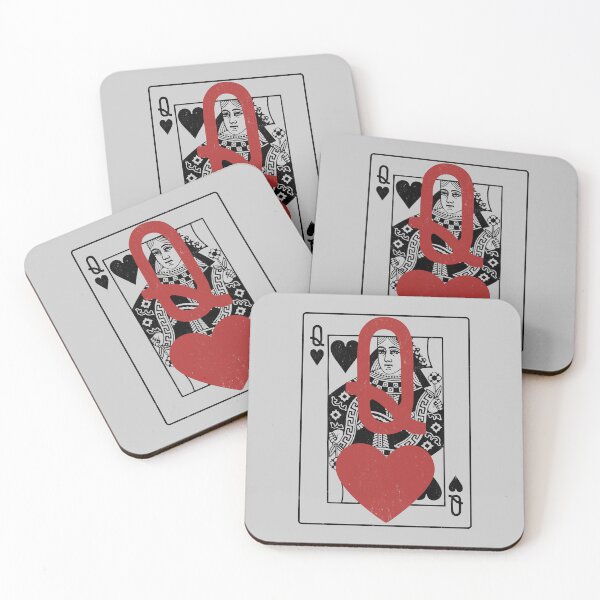 Item preview, Queen of Hearts: Bold Red Heart Overlay designed and sold by hadleyfoo.