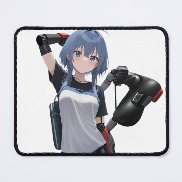 Item preview, Robotic Cutie: Anime Girl with Charm designed and sold by KawaiiSpace.