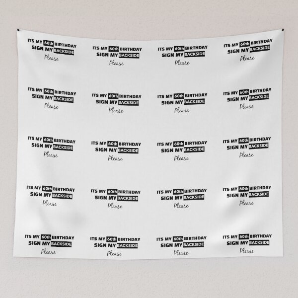Item preview, its my 60th birthday sign my  designed and sold by MonoMerch26.