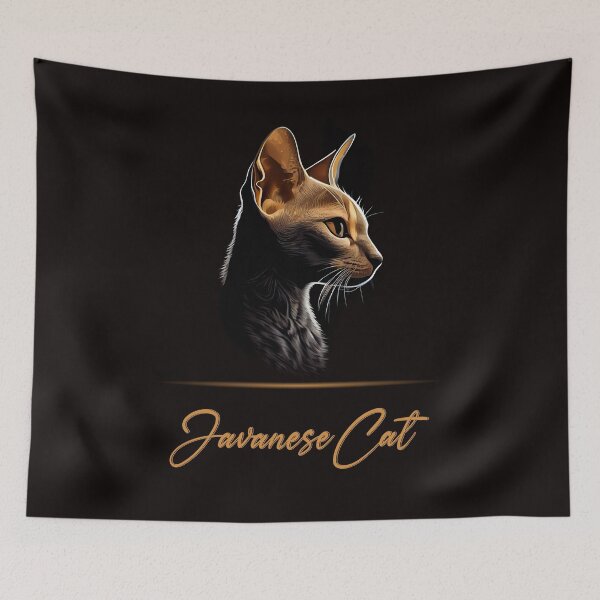 Item preview, Javanese Cat Portrait designed and sold by Best-Breeds.