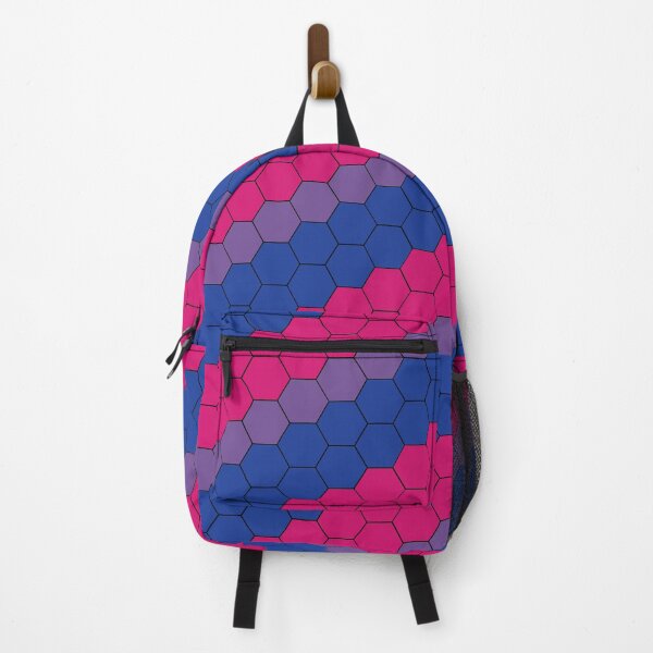 Item preview, Bisexual Pride Flag Hexagon Pattern tiling designed and sold by TheirChoice.