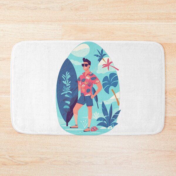 Item preview, Surfer Dad Sticker Fathers Day Funny Beach Dad Design designed and sold by SKAYAT.
