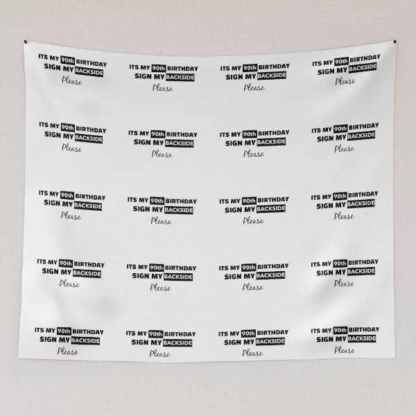 Item preview, its my 90th birthday sign my  designed and sold by MonoMerch26.