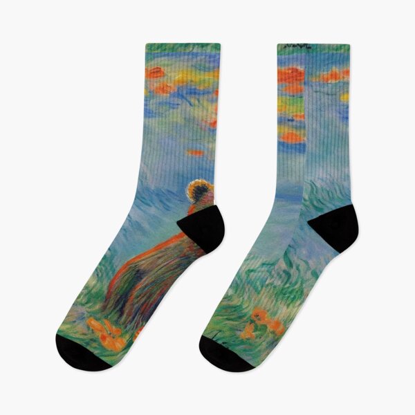 Item preview, Claude Monet Art Remake Design Art Monet Water Lillies Cute Bear designed and sold by CandyDroidMerch.