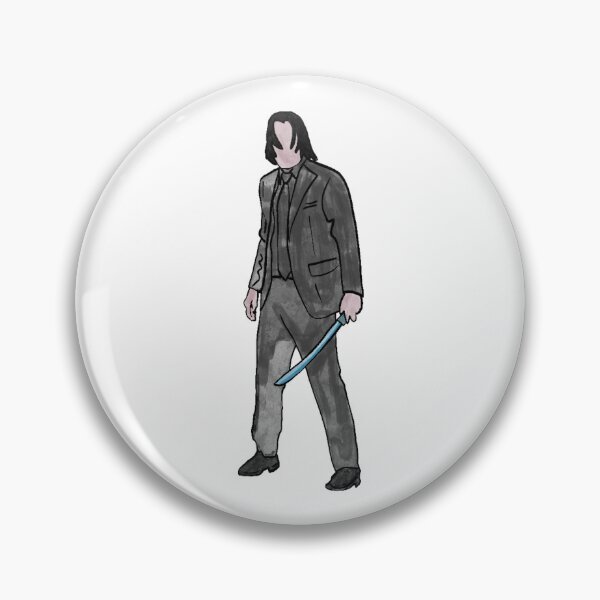 Item preview, John Wick 4 watercolor fanart drawing designed and sold by Blondiabshop.