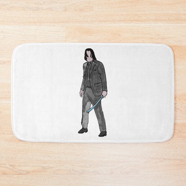 Item preview, John Wick 4 watercolor fanart drawing designed and sold by Blondiabshop.