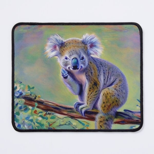 Item preview, Claude Monet Art Remake Design Art Monet Water Lillies Cute Koala designed and sold by CandyDroidMerch.