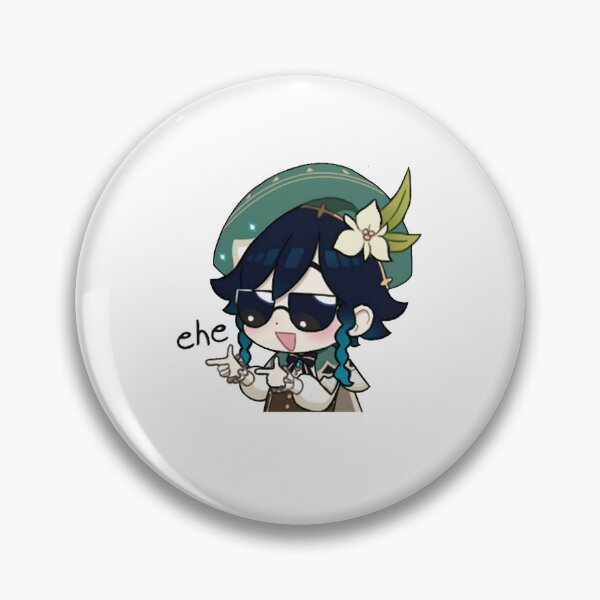 Item preview, Genshin Impact Venti Chibi Anime Cute Meme designed and sold by cutiepiezzz.