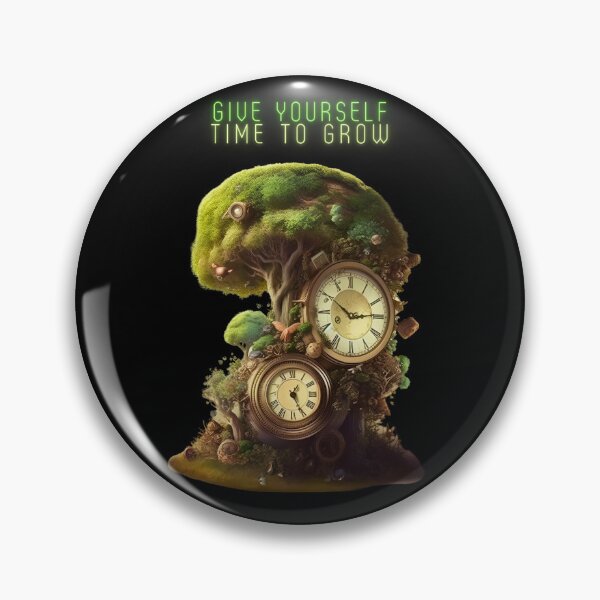 Item preview, Give Yourself Time To Grow Inspirational Quote designed and sold by michallaga.