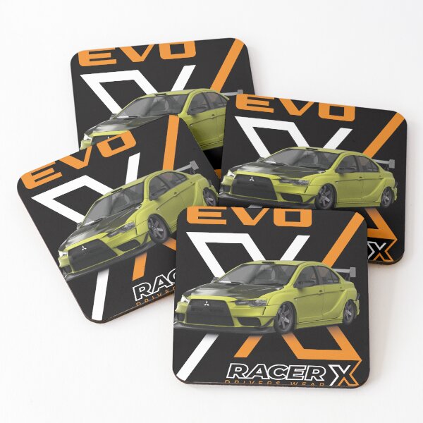Item preview, RacerX Lancer Evo X - Yellow designed and sold by RacerX-ink.