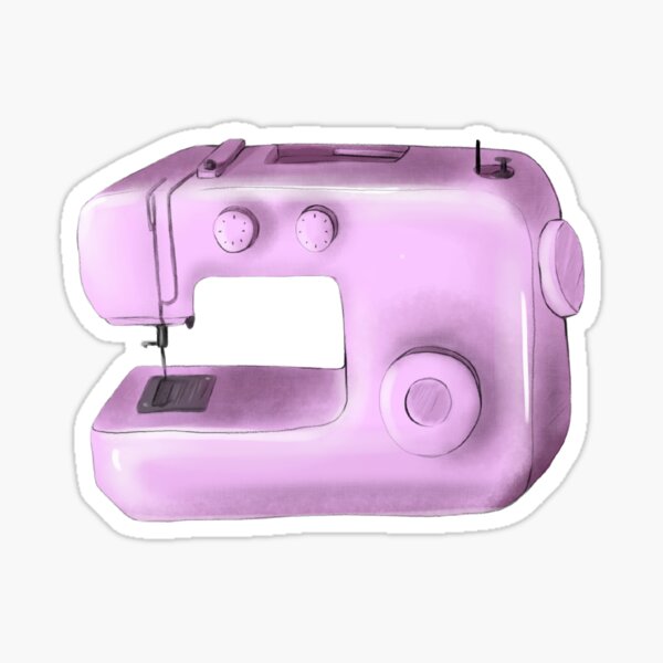 Sewing Machine Sticker for Sale by MarthaLouise