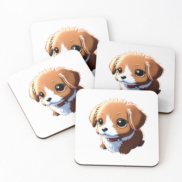 Item preview, adorable cachorro de anime designed and sold by indie kid.