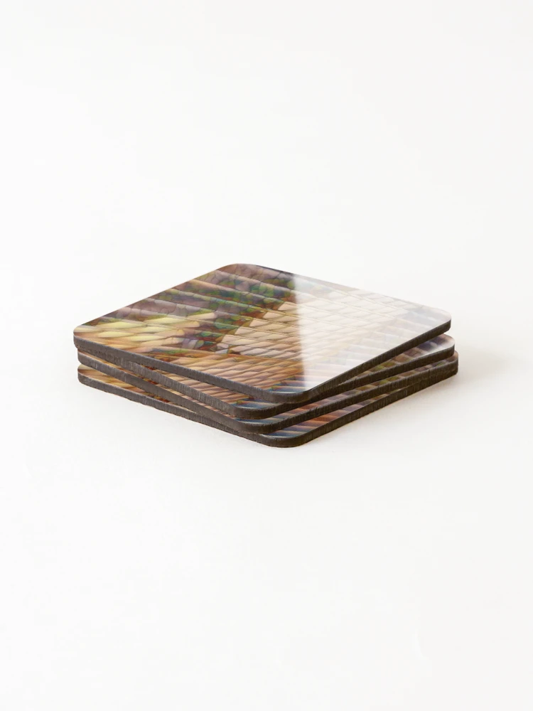 Thumbnail 4 of 5, Coasters (Set of 4), Light Pattern designed and sold by Image-Prints.