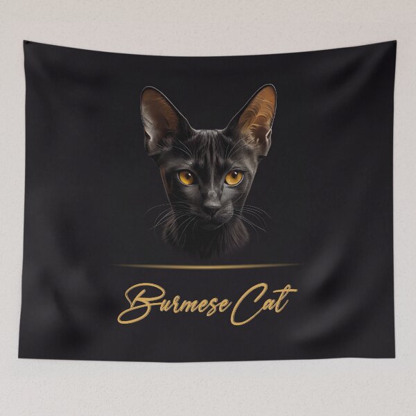 Item preview, Burmese Cat Portrait designed and sold by Best-Breeds.