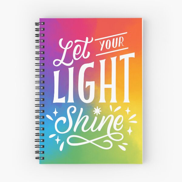 Item preview, notebook let your light shine designed and sold by Innova-creation.
