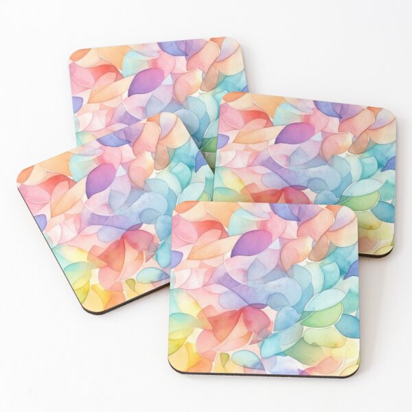 Item preview, Watercolor Rainbow Leaves designed and sold by WildWho.