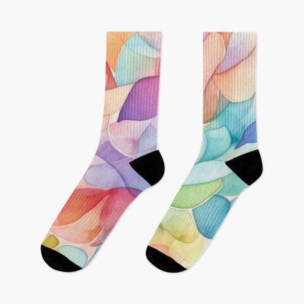 Item preview, Watercolor Rainbow Leaves designed and sold by WildWho.