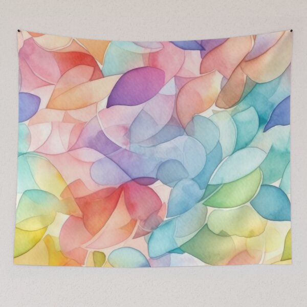 Item preview, Watercolor Rainbow Leaves designed and sold by WildWho.