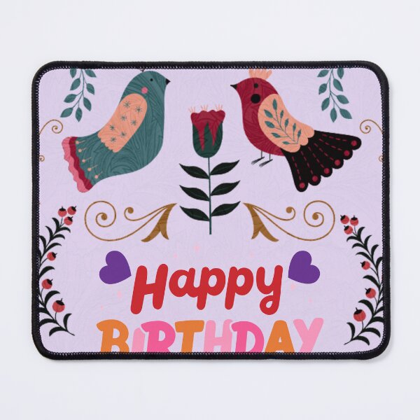 Item preview, Happy Birthday Funny Bird Greeting designed and sold by TheCatmeow2000.
