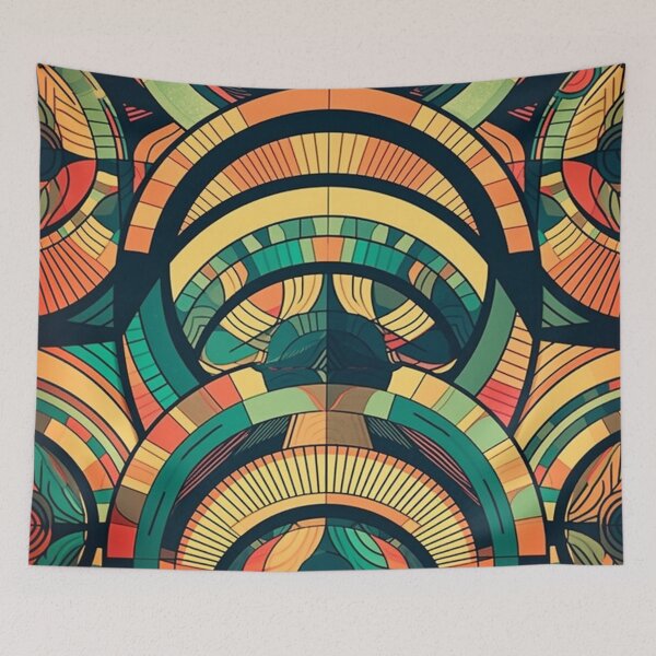Item preview, "Retro Revival: Mid-Century Vibes" designed and sold by aquinavortex.