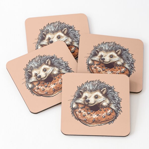 Item preview, Cute Porcupine Donut designed and sold by prettykaler.