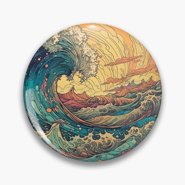 Item preview, Psychedelic Crashing Wave designed and sold by Matt's Artificial Nature.