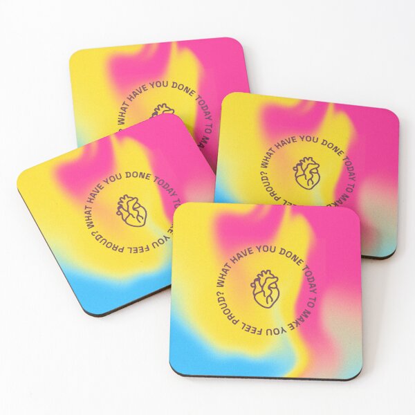 Item preview, Proud Hearts - Pansexual designed and sold by RainbowGeekShop.