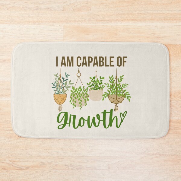 Item preview, I am capable of growth designed and sold by ThoughtJumble.